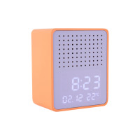 Budík Karlsson Funky Vibes Blue Tooth Speaker KA6060OR, 12cm